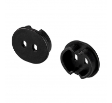 Заглушка с отверстием Arlight ARH-Round-D20-Dual Black 039302