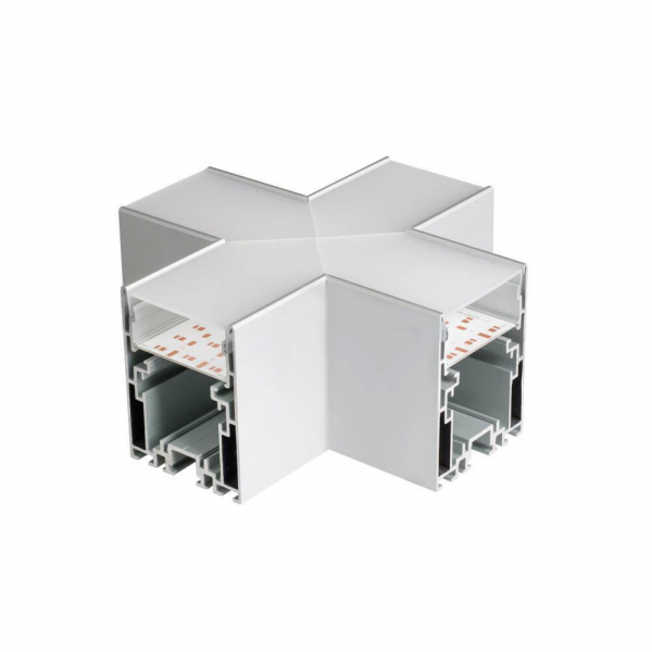 Коннектор X-образный Arlight S2-Line-5470-X90 крестовой 021258 Коннектор X-образный Arlight S2-Line-5470-X90 крестовой 021258