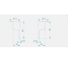 Заглушка Deko-Light End Cap P-EL-03-10 Set 2 pcs 978271