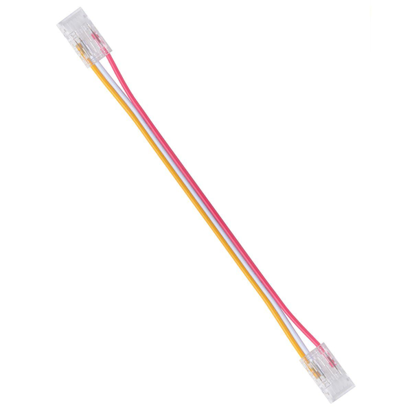 Коннектор прокалывающий 3 pin для гибкого соединения CCT LED ленты 8мм тип COB IP20 длина провода 150мм Apeyron 09-117