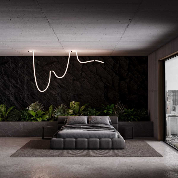 Накладные крепления для круглого гибкого неона черный Elektrostandard a070761