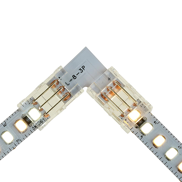 Соединитель угловой 10мм для ленты CCT SMD ленты шириной 8 мм Feron LD172 52003