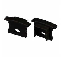 Заглушка Arlight 2 шт. LINE-2315-F с отверстием BLACK 044280