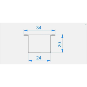 Заглушка Deko-Light End Cap I-ET-05-15 Set 2 pcs 981041