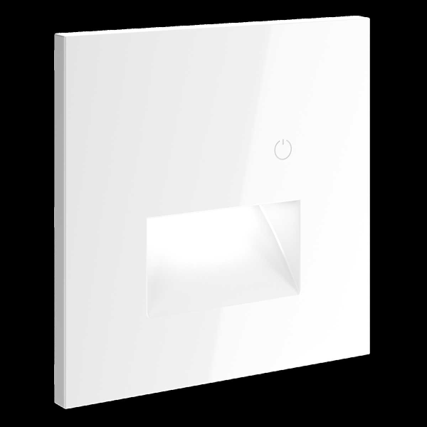 Накладка для подсветки светодиодной с датчиком, S70 (белый глянцевый) Voltum VLS002401