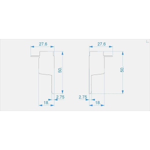 Заглушка Deko-Light End Cap H-EL-03-10 Set 2 pcs 979210