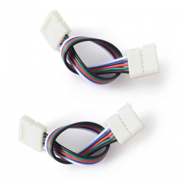 Коннектор для RGBW светодиодной ленты 5050 Apeyron 12/24V (2 шт.) 09-74 Коннектор для RGBW светодиодной ленты 5050 Apeyron 12/24V (2 шт.) 09-74