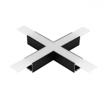 Коннектор X-образный Arlight PLS-Lock-H25-Х90 Black 031269