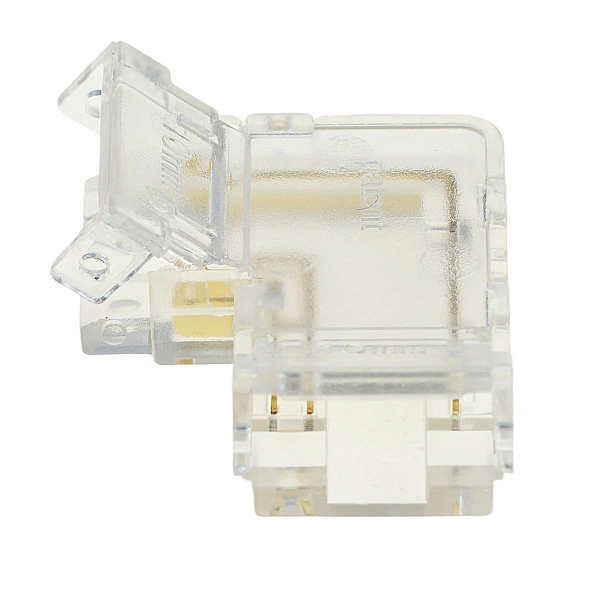 Соединитель угловой 12мм для ленты CCT COB шириной 10 мм Feron LD174 52005