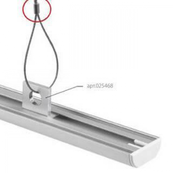 Зажим троса Arlight Clip-1mm 026647 Зажим троса Arlight Clip-1mm 026647