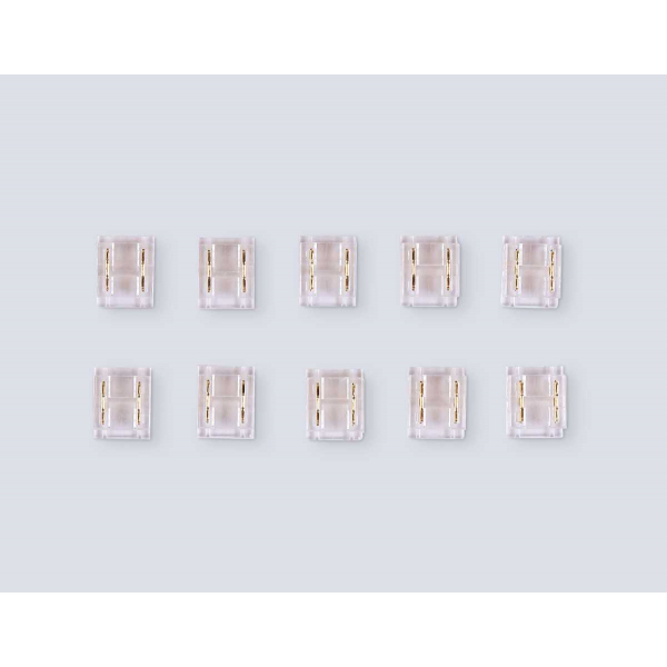 Соединитель прямой AMBRELLA LIGHT ILLUMINATION COB 12/24V для лент 8/10mm (2 конт.) (10шт. в комплекте) GS6361 Соединитель прямой AMBRELLA LIGHT ILLUMINATION COB 12/24V для лент 8/10mm (2 конт.) (10шт. в комплекте) GS6361