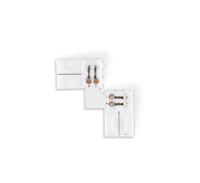 Коннектор L-образный Ambrella Illumination LED Strip для светодиодной ленты 2835 (10шт) GS6501