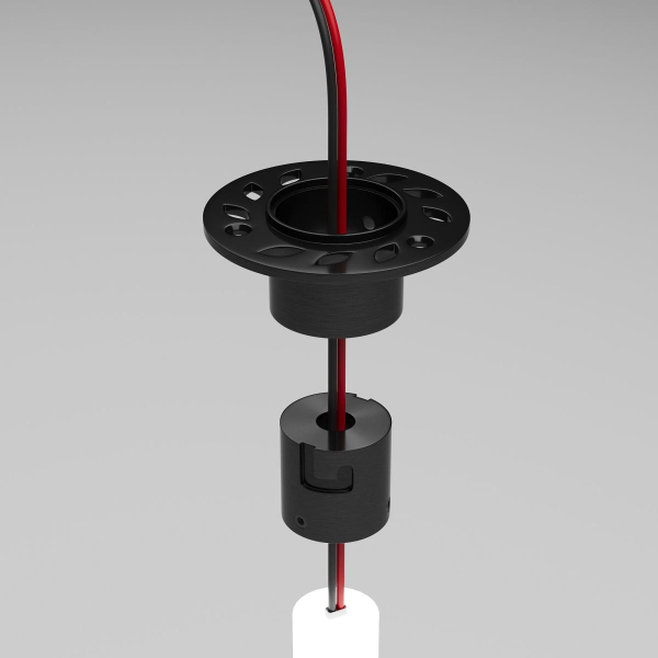 Встраиваемое крепление для круглого гибкого неона Full light черный Elektrostandard a070755