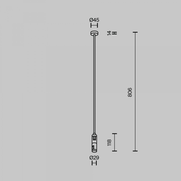 Крепление потолочное Maytoni Technical Accessories for tracks Flarity TRA159C-D1-BS Крепление потолочное Maytoni Technical Accessories for tracks Flarity TRA159C-D1-BS