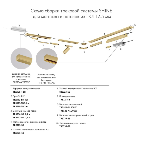 Блок питания Denkirs Shine Base TR5739-SB