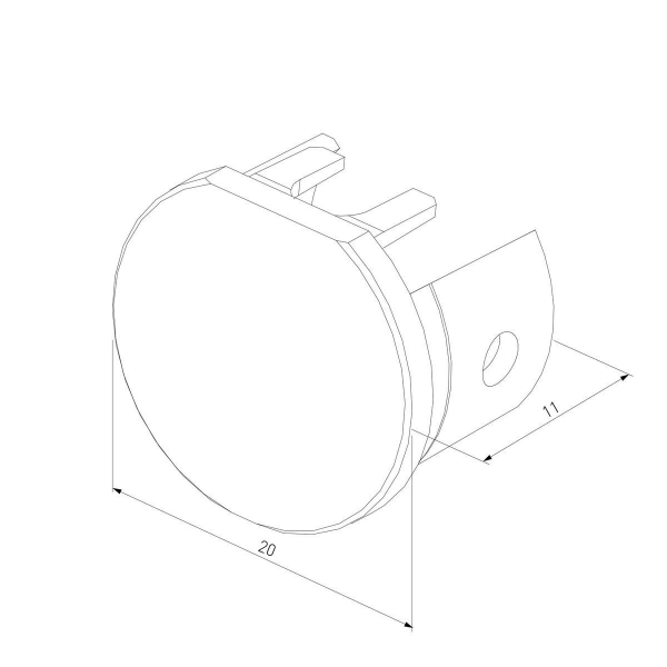 Заглушки для шинопровода Elektrostandard 85202/00 a067267 Заглушки для шинопровода Elektrostandard 85202/00 a067267