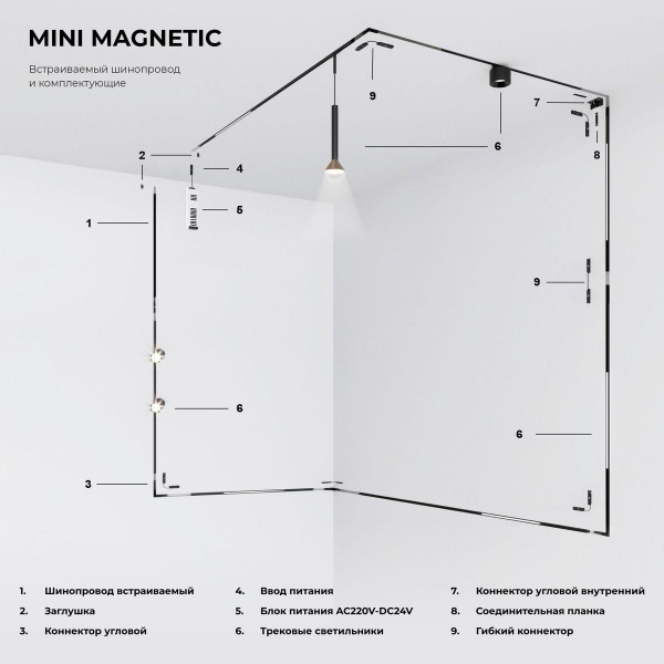 Заглушка Elektrostandard Mini Magnetic (2шт) 85174/00 a065634 Заглушка Elektrostandard Mini Magnetic (2шт) 85174/00 a065634