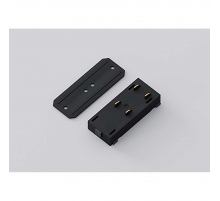 Прямой соединитель Luminotti для трековой системы SLIMLINE L.200.2.BK