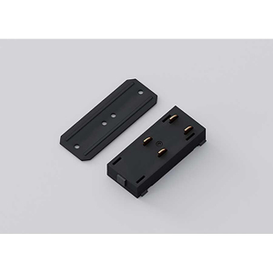 Прямой соединитель Luminotti для трековой системы SLIMLINE L.200.2.BK