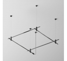 Основание на тросовых подвесах Hang для трековых светильников Maytoni Technical Flarity TFC-Flar-H08-B