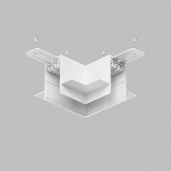 Коннектор L-образный потолок-потолок Denkirs Smart TR2112-WH