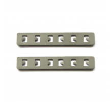 Прямой соединитель для встраиваемого магнитного шинопровода (2 шт) ST Luce ST005.749.00