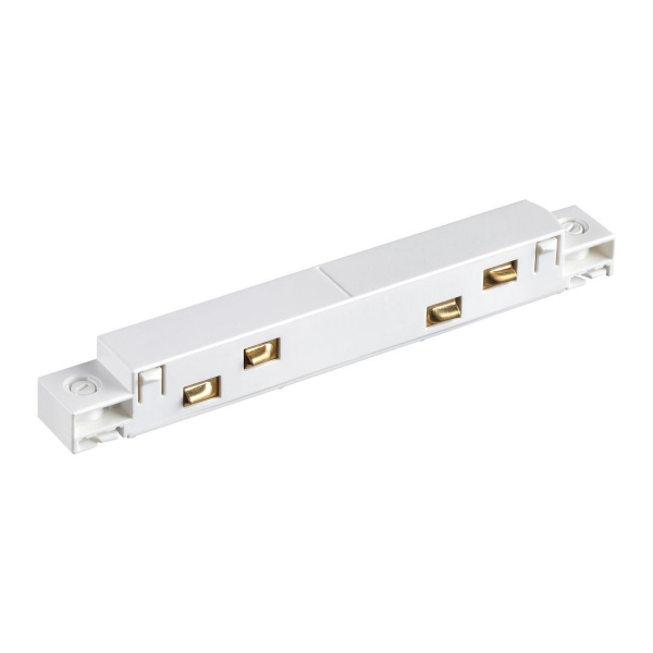 Коннектор прямой для низковольтного шинопровода Novotech Shino Flum 135102 Коннектор прямой для низковольтного шинопровода Novotech Shino Flum 135102