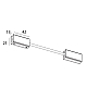 Коннектор гибкий Italline Fantom IT010-4012 black