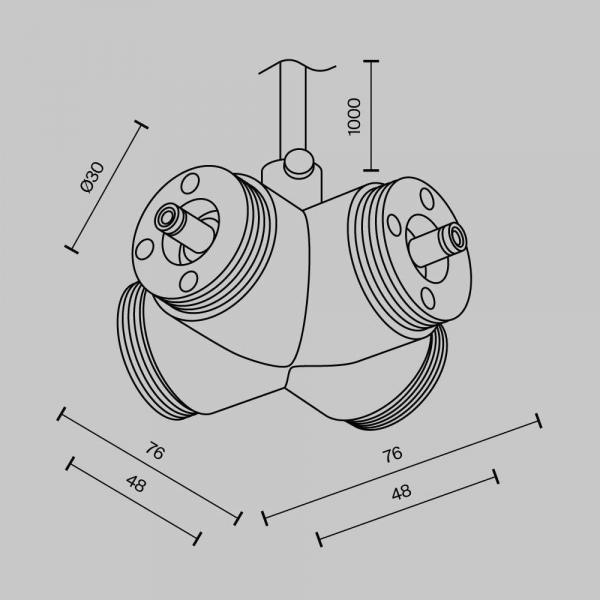 Аксессуар Maytoni Technical CA017TX-P-B