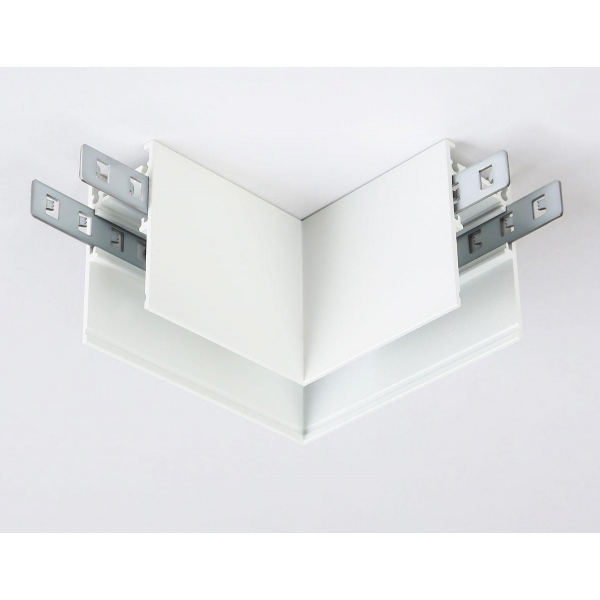 Коннектор L-образный для накладного шинопровода Ambrella light Track System Magnetic GL3369 Коннектор L-образный для накладного шинопровода Ambrella light Track System Magnetic GL3369