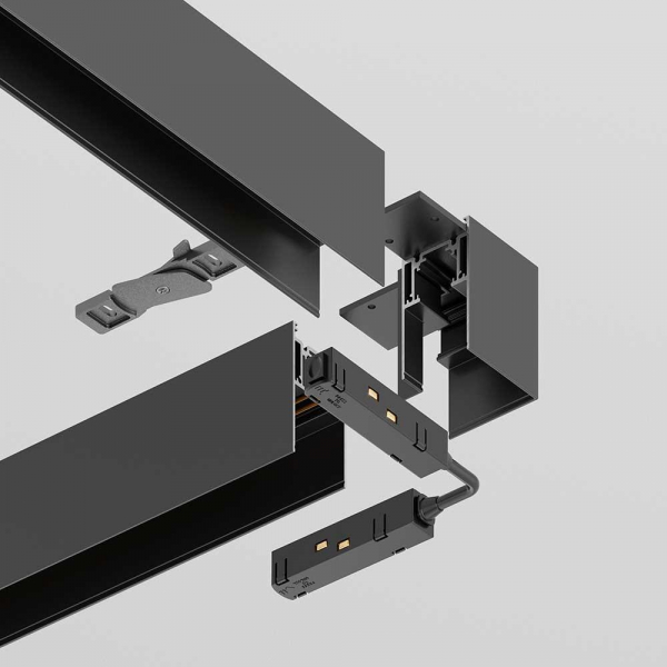 Угловой коннектор для магнитного шинопровода Maytoni Accessories for tracks TRA004CL-21B Угловой коннектор для магнитного шинопровода Maytoni Accessories for tracks TRA004CL-21B