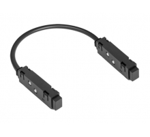 Коннектор питания угловой 90° Hesby Lighting ElDeko для шинопровода 48В, чёрный HSBL_0070