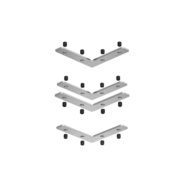 Соединитель угловой Denkirs SMART SLOTT TR2019-AL