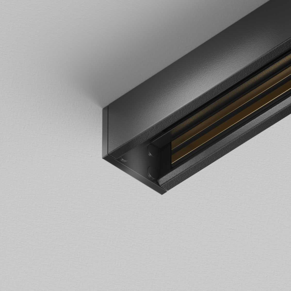 Заглушки к накладному/встраиваемому шинопроводу Exility X 2шт, черные Maytoni Technical EXILITY X Accessories for tracks Exility X TRA239EC-41B