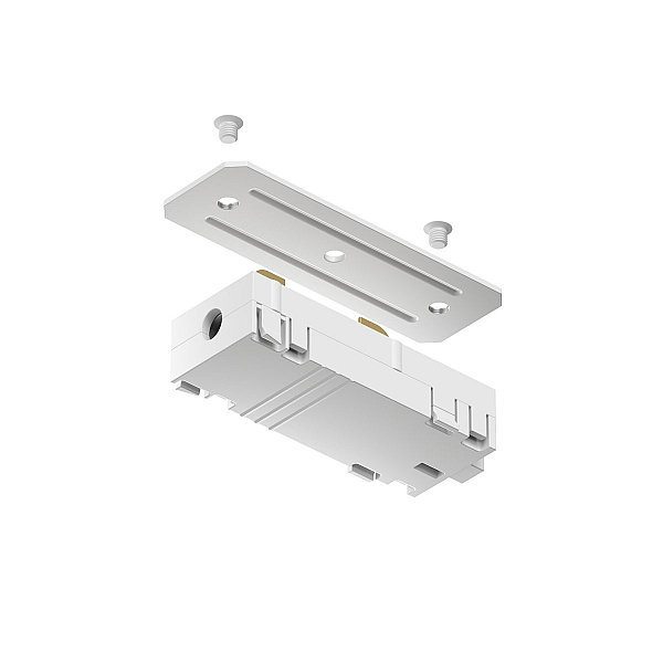 Прямой соединитель для шинопровода Denkirs TR2101-WH