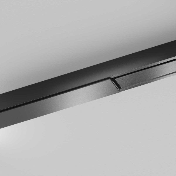 Декоративная накладка 1шт Exility X, черная Maytoni Technical EXILITY X Accessories for tracks Exility X TRA239DC-1B