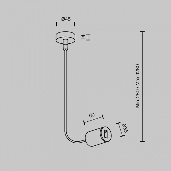 Ввод питания Maytoni Technical Flarity TRA154C-SB1-BS Ввод питания Maytoni Technical Flarity TRA154C-SB1-BS