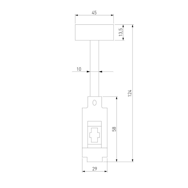 Декоративная стойка Elektrostandard Esthetic Magnetic 85142/00 a065434 Декоративная стойка Elektrostandard Esthetic Magnetic 85142/00 a065434