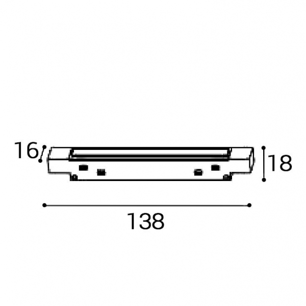 Коннектор прямой Italline Atom IT012-5040 black Коннектор прямой Italline Atom IT012-5040 black