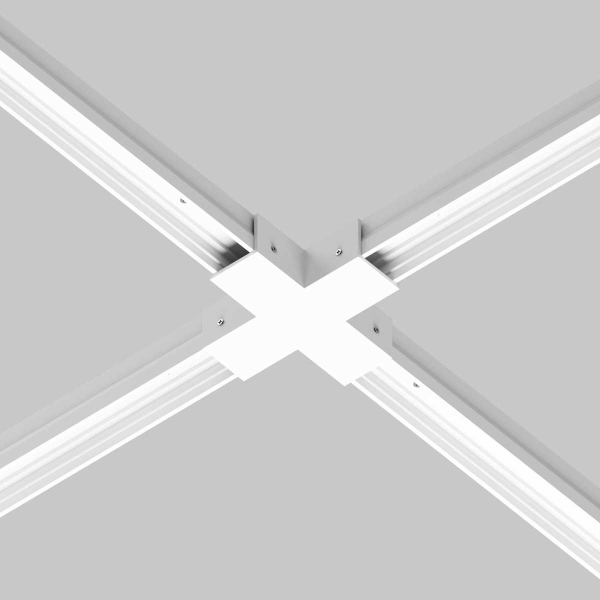 Коннектор X-образный Maytoni Outdoor для профиля Elasity IP O-TR001-CC-W