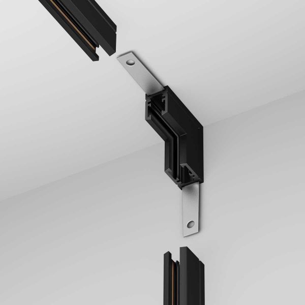 Коннектор угловой внутренний Maytoni Technical Accessories for tracks Levity TRA184ICL-11B Коннектор угловой внутренний Maytoni Technical Accessories for tracks Levity TRA184ICL-11B