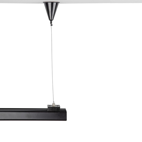 Набор для подвесного монтажа шинопроводов Uniel UFB-H41 Black 1 Polybag UL-00003666