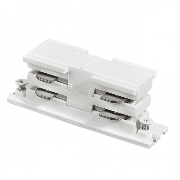 Коннектор прямой Ideal Lux Link Electrified Connector Wh On-Off 169637 Коннектор прямой Ideal Lux Link Electrified Connector Wh On-Off 169637