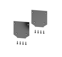 Заглушка торцевая Hesby Lighting ElDeko для шинопровода под натяжной потолок, черная, 2 шт HSBL_0073