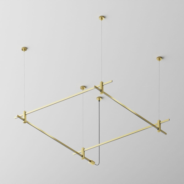 Основание на тросовых подвесах Hang для трековых светильников Maytoni Technical Flarity TFC-Flar-H08-BS