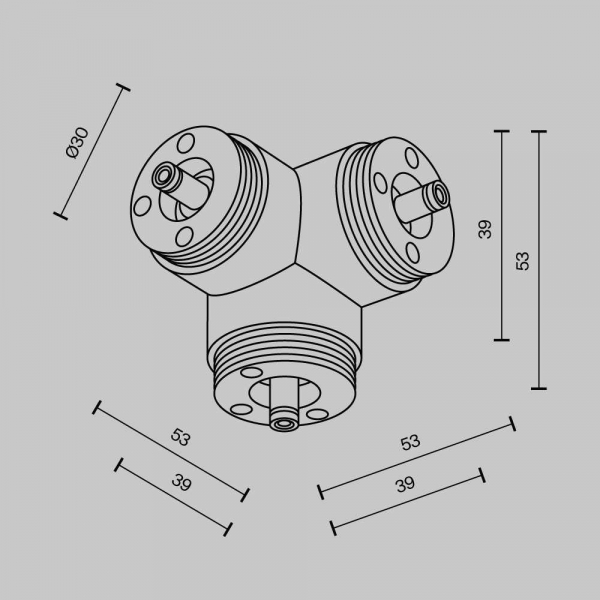 Аксессуар Maytoni Technical CA016TC-B
