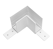 Соединитель PRO L-образный горизонтальный Lightstar Teta 505126-ALU