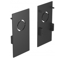 Заглушка Hesby Lighting ElDeko для накладного шинопровода, чёрная, 2 шт HSBL_0057
