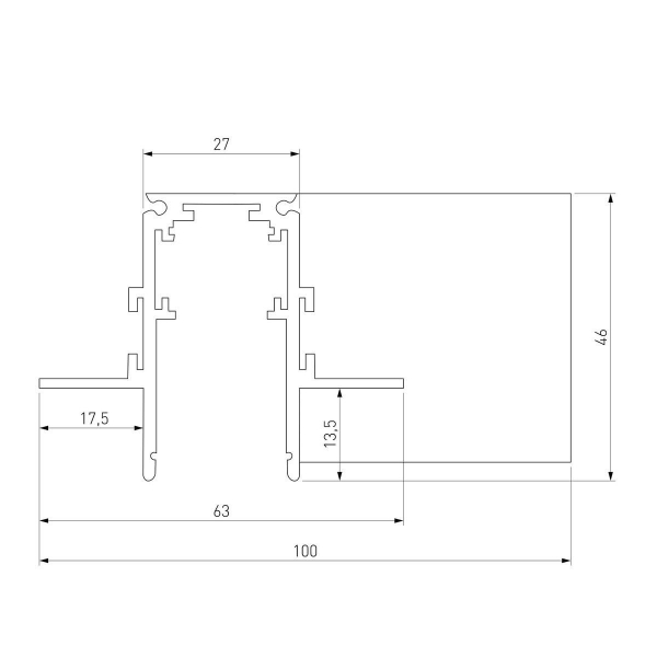 Коннектор L-образный Elektrostandard Slim Magnetic 85212/00 a067501 Коннектор L-образный Elektrostandard Slim Magnetic 85212/00 a067501