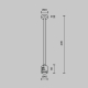 Крепление потолочное Maytoni Technical Accessories for tracks Flarity TRA158C-IPCL1-B